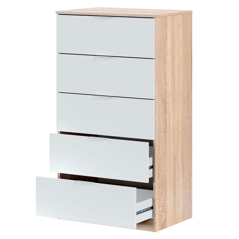 Dormitorio Matrimonio Estilo Nórdico Pack Muebles Alba II 150x190 cm Dormitorio Matrimonio Estilo Nórdico Pack Muebles Alba II 150x190 cm