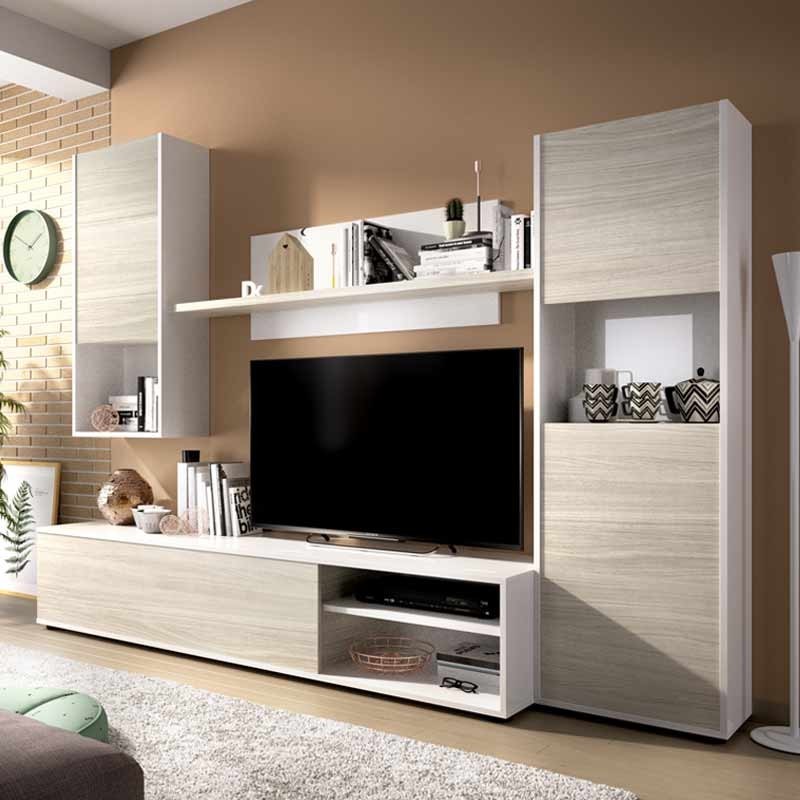 Mueble Salón Luka Comedor Estilo Moderno 220x180x41 - Mueble Salon Luka 220x180x41 Mueble Salón Luka Comedor Estilo Moderno 220x180x41 - Mueble Salon Luka 220x180x41