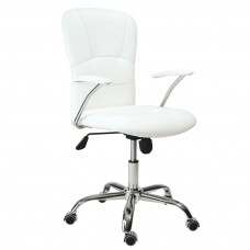 Sillon Estudio Oficina Estilo Moderno Color Blanco Con Ruedas Sillon Estudio Oficina Estilo Moderno Color Blanco Con Ruedas