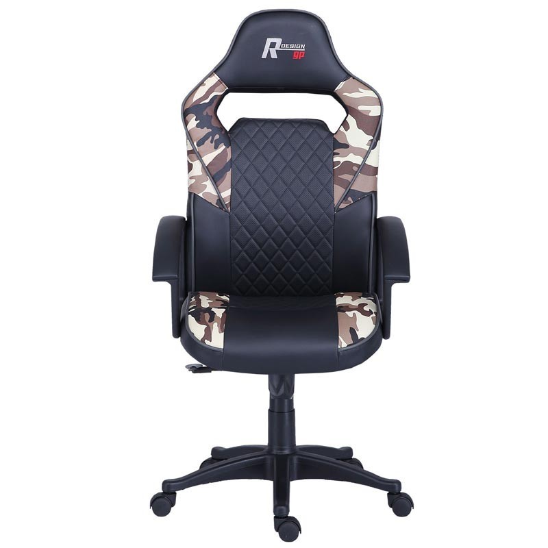 Silla Gamer War Color Negro y Camuflaje Gaming- Miroytengo.es