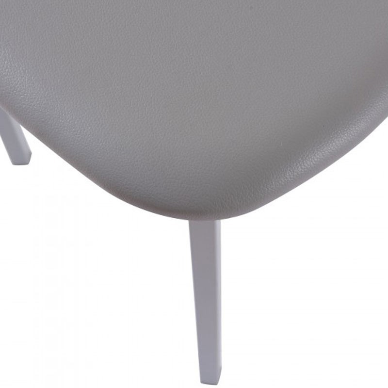 Silla rosa/gris poliuretano y metal cocina Silla rosa/gris poliuretano y metal cocina