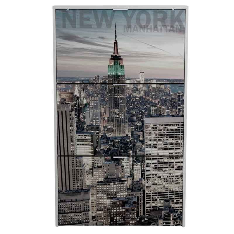 Zapatero 3 puertas Manhattan 117x60x24 cm