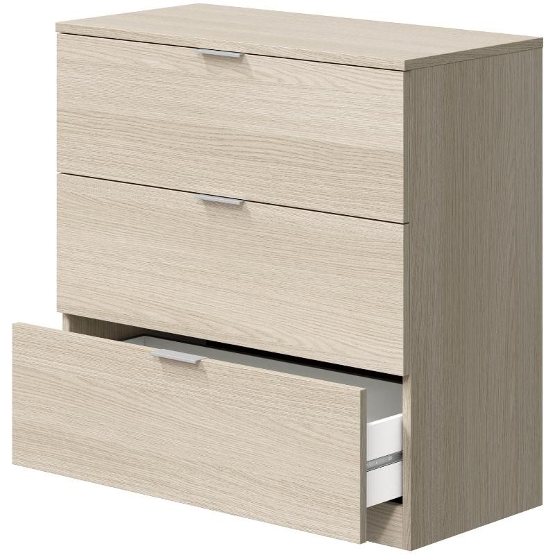 Habitación Juvenil Moderna Pack Muebles Color Roble Estilo Moderno