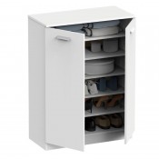 Mueble Zapatero en color blanco 84x44x30CM