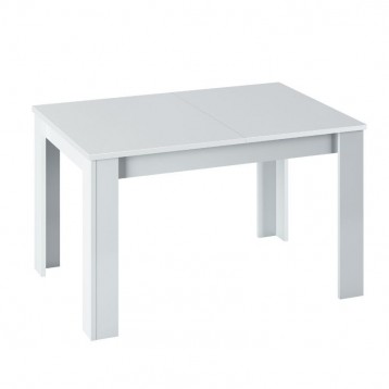 Pack muebles salón moderno mesa extensible blanca