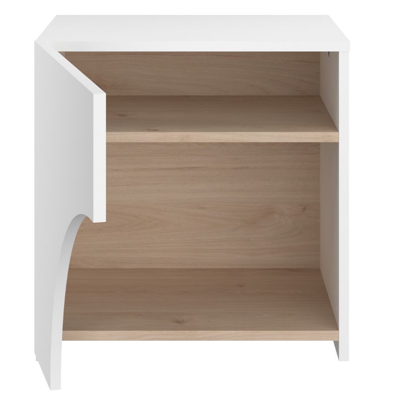 Mesita Noche Arabia Color Blanco  3