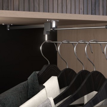 Conjunto Dormitorio Completo John Roble Jackson y Negro Mate detalle