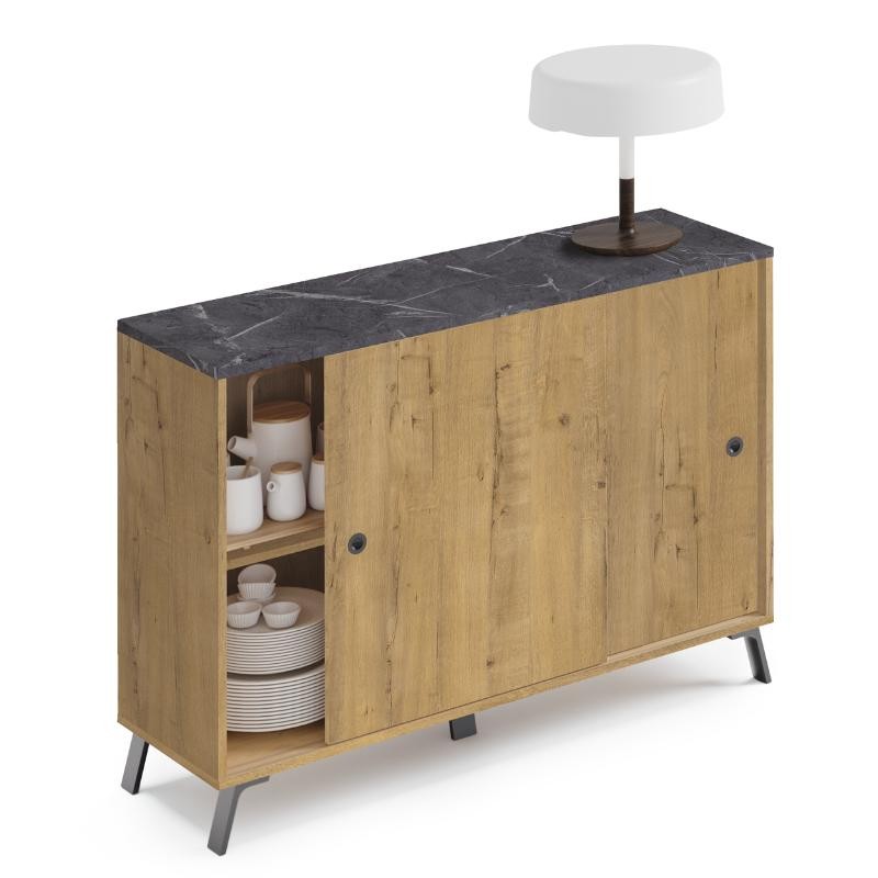 Pack Muebles Despacho Gold en color Roble Gold_aparador