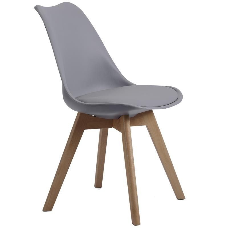 Silla comedor o salon Bistro nórdica color gri_1