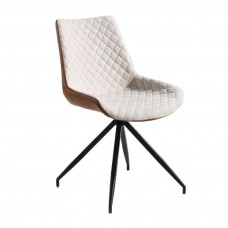 Silla Comedor Fraga Color Beige Y Marrón
