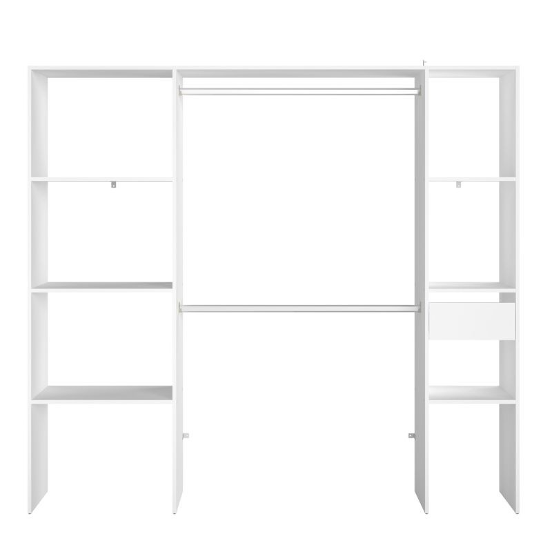 Vestidor Modular Custom Opción B+C_imagen centrada Vestidor Modular Custom Opción B+C_imagen centrada