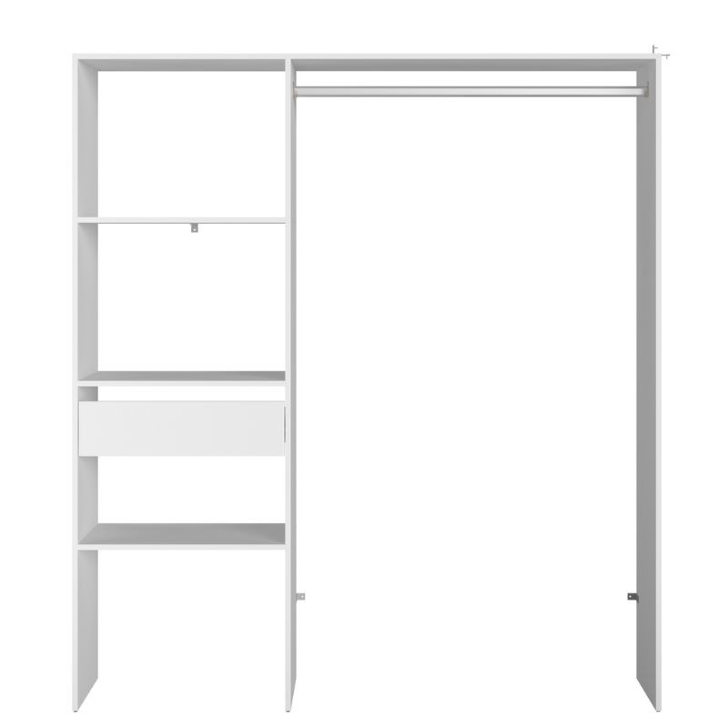 Vestidor Modular Custom Opción D+E_imagen central Vestidor Modular Custom Opción D+E_imagen central