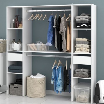 Vestidor Modular Custom Opción C+C_imagen ambiente