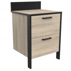 Módulo Cocina Inferior Industriale 2C Roble Y Negro 64 cm Módulo Cocina Inferior Industriale 2C Roble Y Negro 64 cm