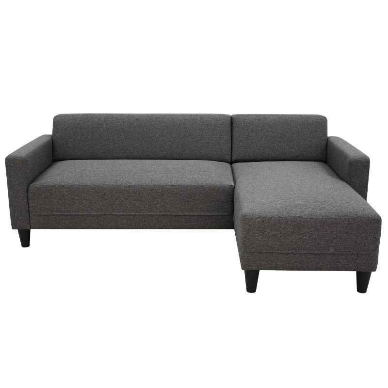 Sofá Chaise Longue Bob Reversible Sawana Color Gris Antracita-3