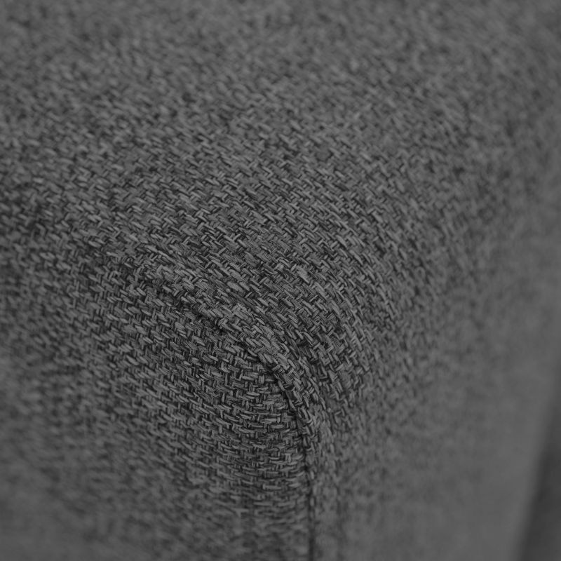 Sofá Chaise Longue Bob Reversible Sawana Color Gris Antracita-detalle tela