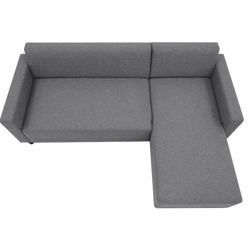 Sofá Chaise Longue Bob Reversible Sawana Color Gris Antracita-1