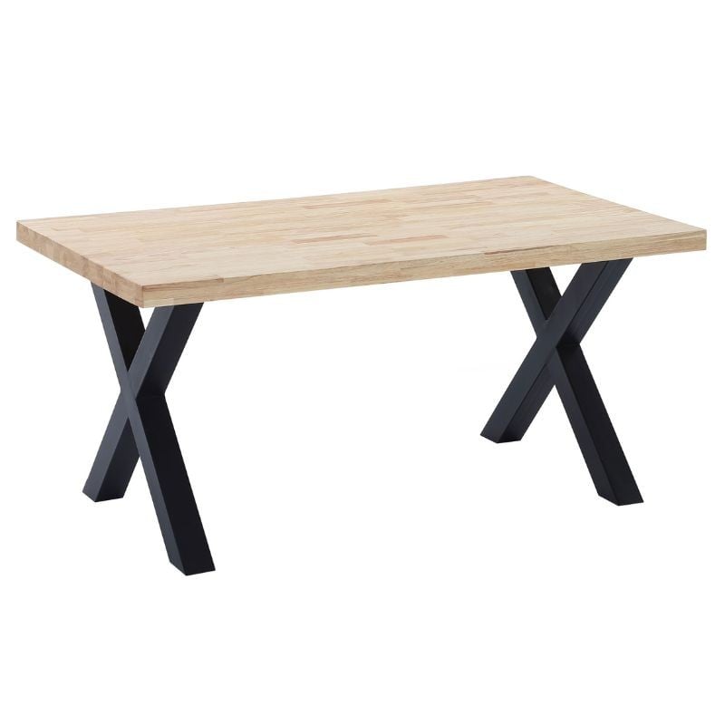 Pata de mesa central fabricada en metal, color negro, medidas base..