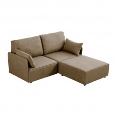Sofá Modular Riposo Chaise Longue 2 Plazas Beige 186 cm