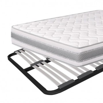 Cama Completa 160 cm Platino Premium (Pack colchón + somier)_pack descanso