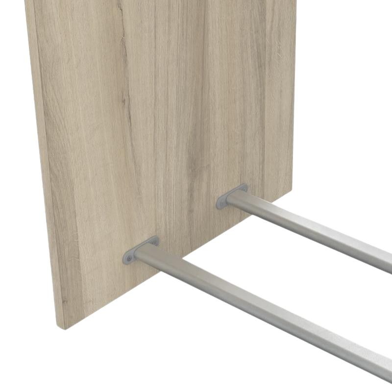 Vestidor Swing 3 Cajones Roble y Blanco Doble 200x218 cm Vestidor Swing 3 Cajones Roble y Blanco Doble 200x218 cm