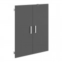 Puertas Abatibles Oficina Venture Color Gris 78x100x2 cm