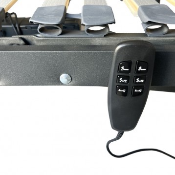 Detalle mando Cama Articulada con Motor