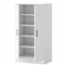 Mueble Zapatero Recibidor Rhin Armario Color Blanco Mate 55 cm