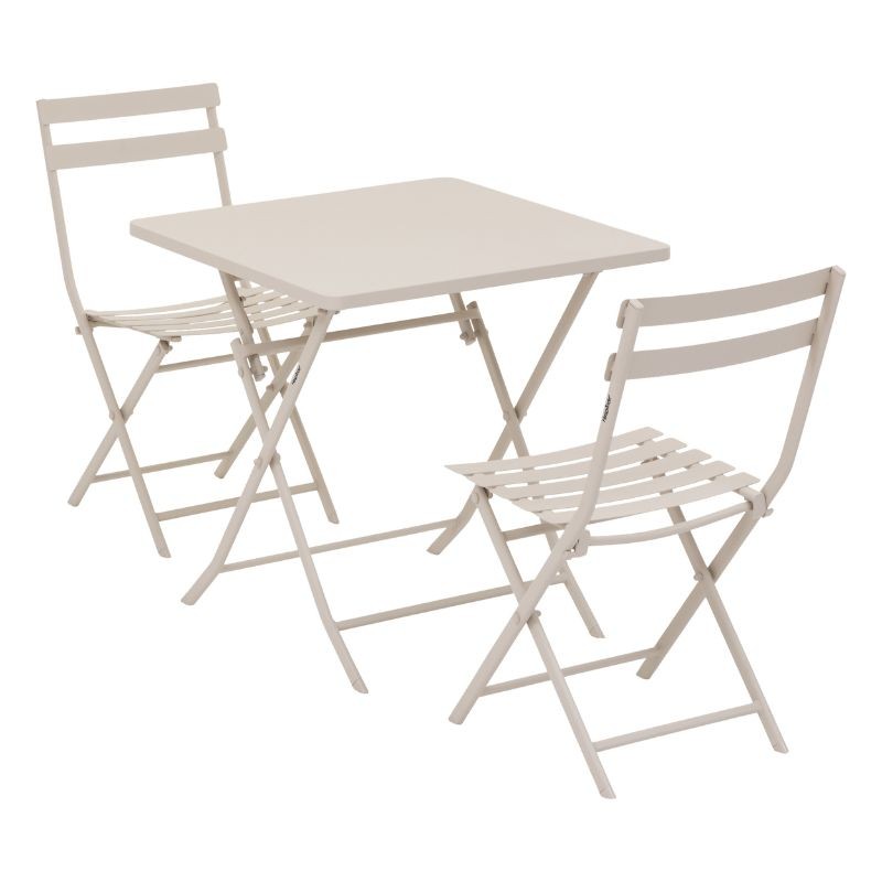 Silla Exterior Plegable Greensboro Color Blanco Arcilla_2
