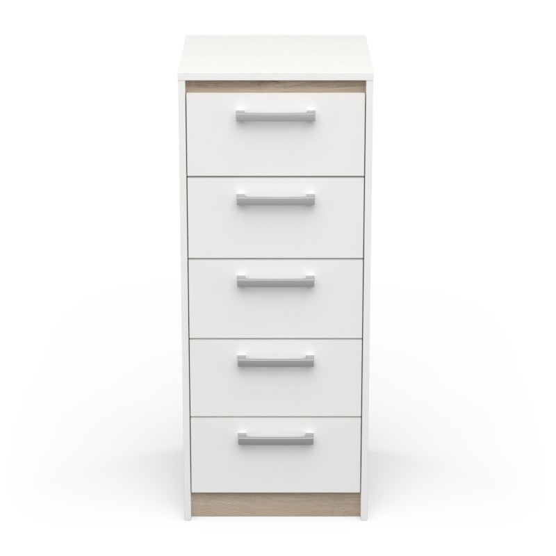 Sinfonier Blanco 5 Cajones Watson 40x107Cm_1 Sinfonier Blanco 5 Cajones Watson 40x107Cm_1