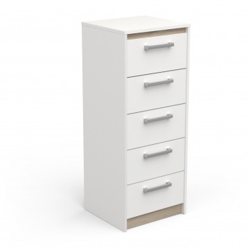 Sinfonier Blanco 5 Cajones Watson 40x107Cm_2