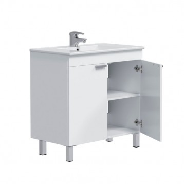 Pack Atenea Blanco Brillo Lavabo y Columna_Lavabo_2