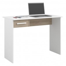 Mesa Escritorio Riviera Juvenil Color Blanco Mate y Roble Japonés 101 cm Mesa Escritorio Riviera Juvenil Color Blanco Mate y Roble Japonés 101 cm