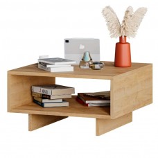 Mesa Centro Fija Capuchino Color Roble Safir 60x60 cm