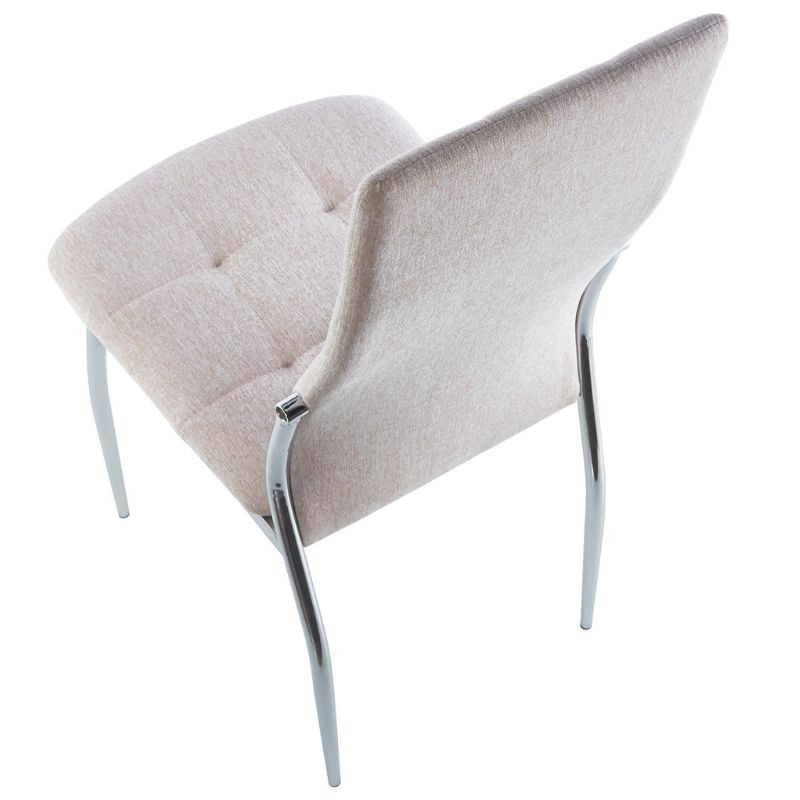 Silla Comedor Dest Estilo Moderno Color Beige