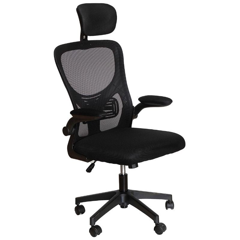 Silla Oficina Ergonomic Giratoria Color Negro