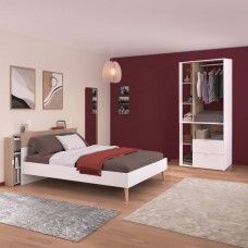 Habitación Juvenil Essence Color Roble Japonés y Blanco Mate