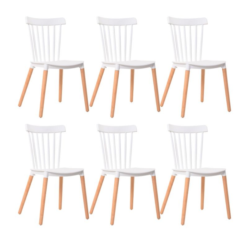 Silla comedor Alna color blanco patas haya Silla comedor Alna color blanco patas haya