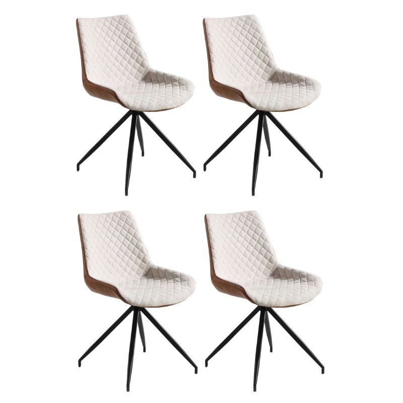 Silla Comedor Fraga Color Beige Y Marrón