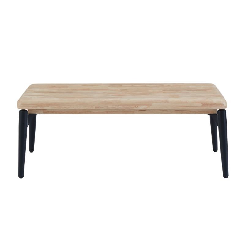 Mesa de centro elevable Lua Roble Nordish y Negro 120x60 cm