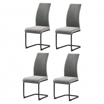 Silla Salón Comedor Tacoma Color Gris 4