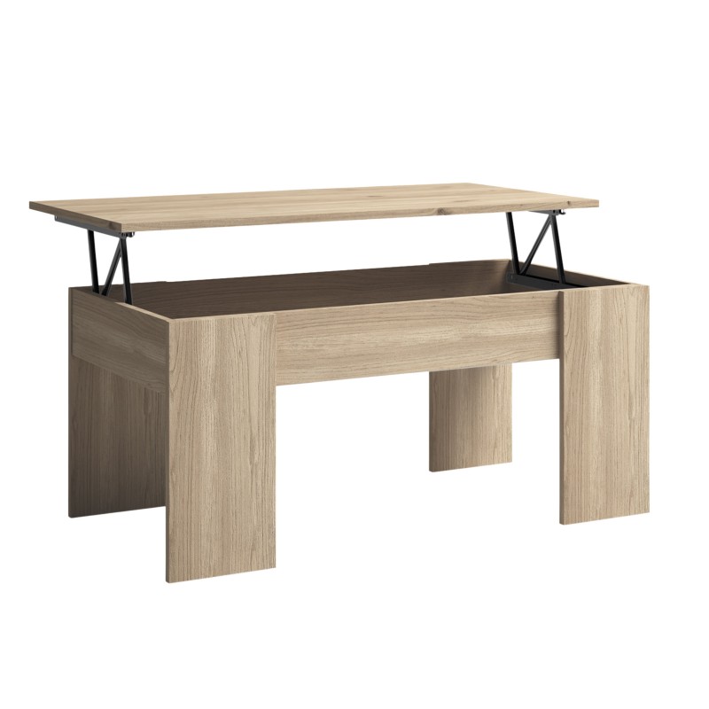 Pack Muebles de Salón Estilo Nórdico Color Blanco Mate y Roble Naturale Pack Muebles de Salón Estilo Nórdico Color Blanco Mate y Roble Naturale