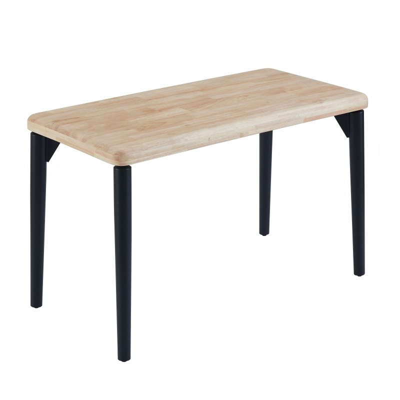 Mesa Escritorio Napi Color Roble Nordish y Negro 120 cm