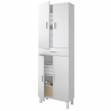 Mueble Auxiliar de Baño Galatea Blanco Brillo 60x182 cm Mueble Auxiliar de Baño Galatea Blanco Brillo 60x182 cm