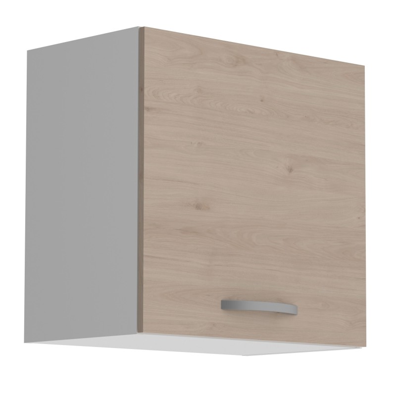 Cocina Modular Eko 8 Muebles Color Roble Jackson y Blanco Mate 240 cm Cocina Modular Eko 8 Muebles Color Roble Jackson y Blanco Mate 240 cm
