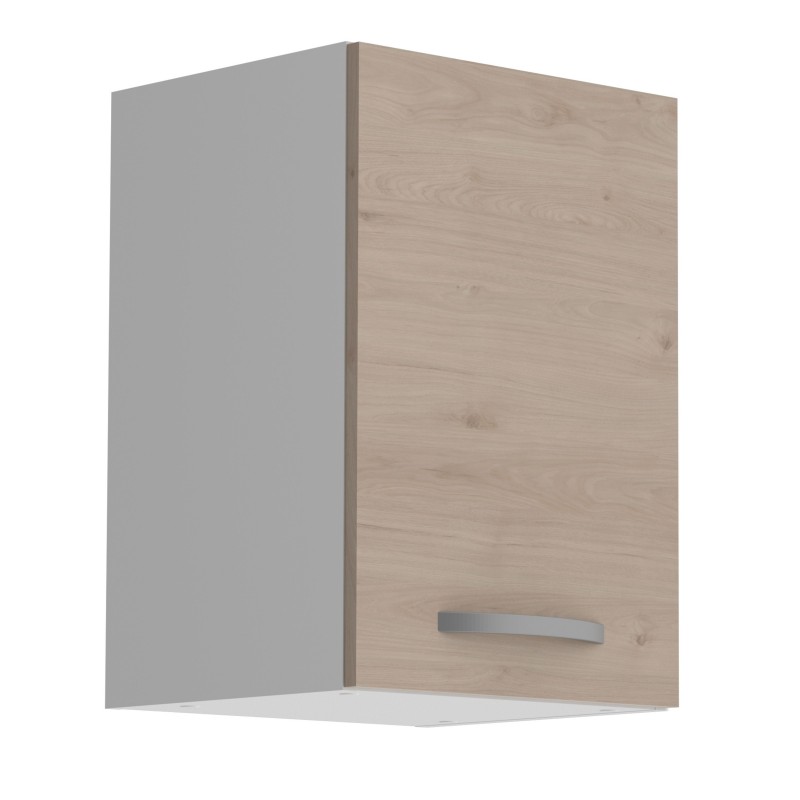 Cocina Modular Eko 8 Muebles Color Roble Jackson y Blanco Mate 240 cm Cocina Modular Eko 8 Muebles Color Roble Jackson y Blanco Mate 240 cm
