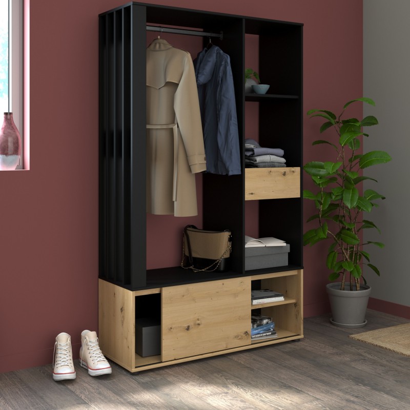 mueble_perchero_recibidor_void_robleartisan_negro_ambiente