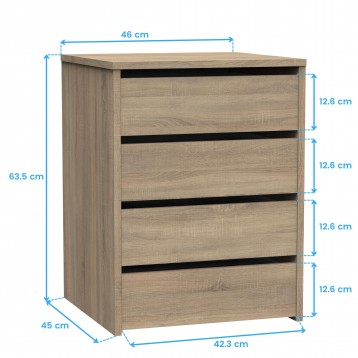 cajonera armario cotas 7