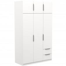 Armario Ghost Grande 6 Puertas Y 2 Cajones Color Blanco Mate 203x119 cm Armario Ghost Grande 6 Puertas Y 2 Cajones Color Blanco Mate 203x119 cm