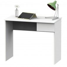 Mesa Escritorio Turín  Estudio Juvenil Con Cajón Color Blanco Mate 90 cm Mesa Escritorio Turín  Estudio Juvenil Con Cajón Color Blanco Mate 90 cm